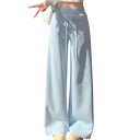 Women's High-Waisted Sweatpants with Drawstring Polyester Cotton Plain Comfortable, Stylish, Ideal for Everyday Wear 10