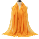 Women's Hijab with Fine Crinkled Texture 180x90 cm Made of Polyester Cotton for Everyday Wear and Layering 2