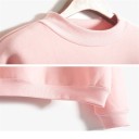 Women's Hoodie Without a Hood with Graffiti Print Number 7 Round Neck Dropped Shoulders Ribbed Cuffs and Hem Polyester 10