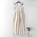 Women's Jumpsuit with Waist Tie A2006 4