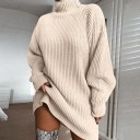 Women's Knitted Oversized Roll Neck G320 2