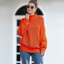 Women's Knitted Roll Neck G426 4
