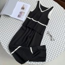 Women's Knitted Top and Trousers 2