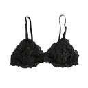 Women's Lace Bralette with Triangle Cups Without Padding Elastane Nylon Lightweight Lingerie for Everyday Wear 1