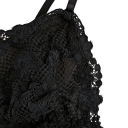 Women's Lace Bralette with Triangle Cups Without Padding Elastane Nylon Lightweight Lingerie for Everyday Wear 7