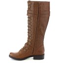 Women's Lace-Up Boots with Buckles 9