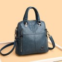 Women's Leather Backpack E819 8