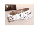 Women's Leather Perforated Belt J842 20