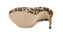 Women's Leopard Print Platform Heels 6
