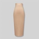 Women's Long Pencil Skirt with High Waist Fitted Cut with Zip and Slit at the Back Stretchy Material Made from Nylon and Spandex 4