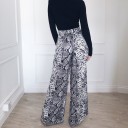 Women's Long Trousers with Animal Print 4