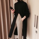 Women's Long Turtleneck with Slit 3