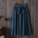 Women's Loose Skirt with Bow 4