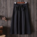 Women's Loose Skirt with Bow 6