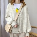 Women's Loose Sweater with Buttons G205 5