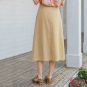 Women's Midi Skirt with Buttons A1593 5