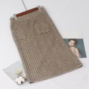 Women's Midi Skirt with Pockets 5