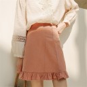 Women's Mini Skirt with Ruffle G100 2