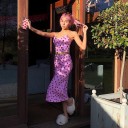 Women's Mini Vest Top with Strawberry Print 6