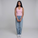 Women's Neck Sports Top with Padding and V-Neck, Open Back and Two Straps at the Centre for Yoga, Pilates and Fitness 4