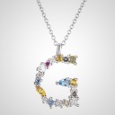 Women's Necklace with Alphabet Letters 24