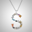 Women's Necklace with Alphabet Letters 11