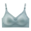 Women's Nursing Bra with Smooth Surface and V-Neck with Clips on Straps for Easy Nursing and Wide Underband 8