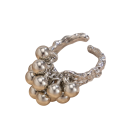 Women's Open Ball Ring 1.7 cm Size 53–54 Irregular Design Creative Adjustable Ring Elegant Fashion Accessory 3