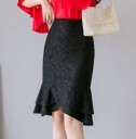 Women's Pencil Skirt with Ruffles 2