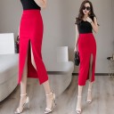 Women's Pencil Skirt with Split A1938 4