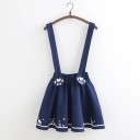 Women's Pinafore Skirt with Cat Pattern 6