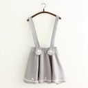 Women's Pinafore Skirt with Cat Pattern 4