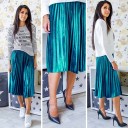 Women's Pleated Midi Skirt A1987 12