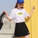 Women's Pleated Mini Skirt with Strawberry 3