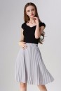 Women's Pleated Skirt J3102 4