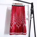 Women's Pleated Skirt with Letters 2