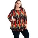 Women's Plus Size Long Sleeve T-Shirt 1