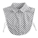 Women's Polka Dot Faux Collar with Rounded Tips Elegant Removable Collar Decorative Collar for Sweater Blouse Dress 2