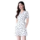 Women's Polka Dot Top and Shorts 1