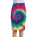 Women's Printed Pencil Skirt A1931 8