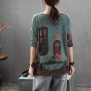 Women's Printed Sweater A2375 4