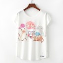 Women's Printed T-Shirt A72 3