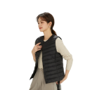 Women's Quilted Gilet with Buttons Sleeveless Lightweight Nylon Construction for Everyday Wear and Layering in Cooler Weather 4