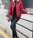 Women's Quilted Jacket with Fur - J2344 10