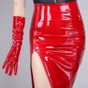 Women's Red Gloves 5