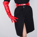 Women's Red Gloves 7