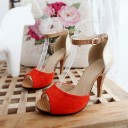 Women's Sandals on a Wooden Heel 6