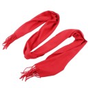 Women's Scarf 174 x 33 cm Plain Cashmere and Polyester Scarf with Fringed Ends Warm Soft Elegant Winter Accessory Stylish Comfortable Scarf for Everyday Wear 4