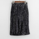 Women's Sequin Skirt with High Waist 5