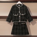 Women's Short Coat and Skirt B1122 2